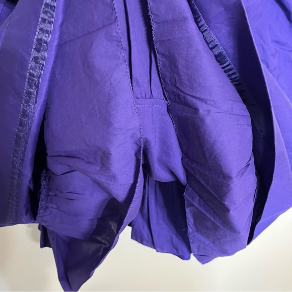 NWT J. Crew Classic Strapless Cotton Cady Cocktail Party Dress Size 14 Purple - Picture 14 of 14